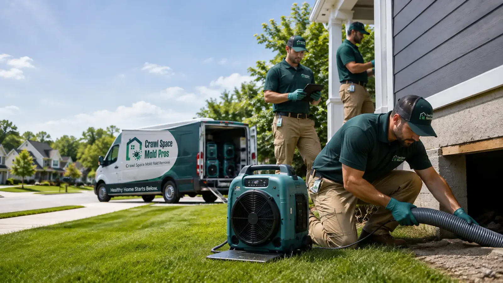 Crawl Space Mold Removal in Clearbrook, MN